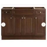 48 inch W x 22 D x 34 H Glensford Bathroom Vanity Cabinet Without Top - Butterscotch- Retail: $459