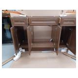 48 inch W x 22 D x 34 H Glensford Bathroom Vanity Cabinet Without Top - Butterscotch- Retail: $459