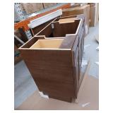 48 inch W x 22 D x 34 H Glensford Bathroom Vanity Cabinet Without Top - Butterscotch- Retail: $459
