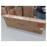 Black 60 in. Wall Mounted Recessed Electric Fireplace with Logs and Crystals, Remote 1500/750 Watt