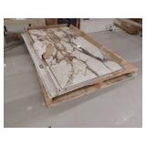 Calacatta Topaz Slab, Lot of 8 Pieces Total