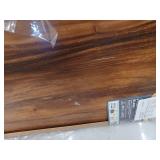 6ft Saman Wood Butcher Block Countertop with Live Edge- Retail: $389
