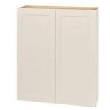 Avondale 36 in. W x 12 in. D x 42 in. H Ready to Assemble Plywood Shaker Wall Kitchen Cabinet in Antique White- Retail: $352