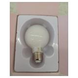 Bulbrite Solana 40 Watt Equivalent G25 Smart WiFi Connected 90CRI Globe LED Light Bulb, Milky Finish