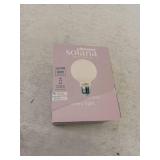 Bulbrite Solana 40 Watt Equivalent G25 Smart WiFi Connected 90CRI Globe LED Light Bulb, Milky Finish