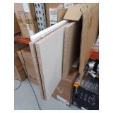 Daly 23.62 in. Tall White Wood 5-Shelf Standard Bookcase