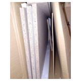 Daly 23.62 in. Tall White Wood 5-Shelf Standard Bookcase