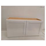 Hampton Bay Courtland Bridge Kitchen Cabinet 36x18x12- Retail: $213