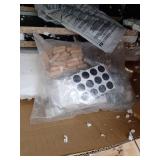 HODEDAH 7-Drawer Black Chest