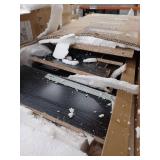 HODEDAH 7-Drawer Black Chest