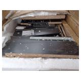 HODEDAH 7-Drawer Black Chest