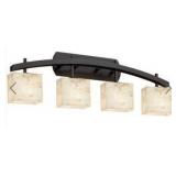 Justice Design Group 4 Light Vanity Light Fixture- Retail: $478