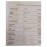 Stainless Steel 33 Inch Double Basin Sink, 4 Hole- Retail: $230