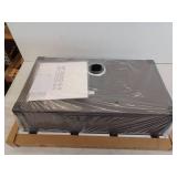 Stainless Steel 1 Hole Center Drain Sink, 33 W x 22 D x 8 3/4 H Inch- Retail: $429