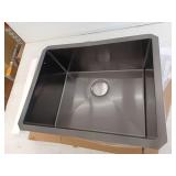 23 Inch Stainless Steel Single Basin Sink, 23W 18 D x 9 H- Retail: $180