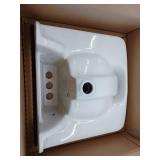 Aragon 19 in. Rectangular Vitreous China Bathroom Sink in White