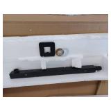 BWE 8 Jet Rainfall Shower Panel System with Rainfall Waterfall Shower Head and Shower Wand in Black Bamboo- Retail: $151