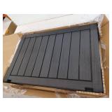 EasyUp 45 Gal. Black Resin Outdoor Storage Deck Box