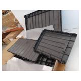 EasyUp 45 Gal. Black Resin Outdoor Storage Deck Box