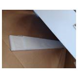 Glacier Bay 24 3/16 in. W x 24 in. H Framed Surface-Mount Tri-View Bathroom Medicine Cabinet with Mirror, White