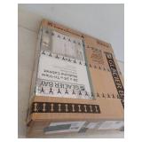 Glacier Bay 24 3/16 in. W x 24 in. H Framed Surface-Mount Tri-View Bathroom Medicine Cabinet with Mirror, White