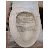 Glacier Bay 12 in. Rough In Two-Piece 1.28 GPF Single Flush Elongated Toilet in Bone- Retail: $192