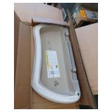 Glacier Bay 12 in. Rough In Two-Piece 1.28 GPF Single Flush Elongated Toilet in Bone- Retail: $192