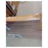 Hampton Bay 4 ft. L x 25 in. D Finished Saman Solid Wood Butcher Block Countertop in with Live Edge- Retail: $349