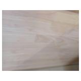 Hampton Bay 8 ft. L x 25 in. D Unfinished Hevea Solid Wood Butcher Block Countertop With Standard Edge- Retail: $268