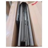 Suncast 2.7 x 4.41 ft. Vertical Resin Storage Shed  Stoney Gray- Retail: $367