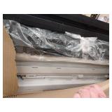 Premium One 35 in. W x 71.7 in. x 18.5 in. D 4-Shelf Resin Freestanding Cabinet in Gray- Retail: $199