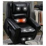 Power Lift Recliner Chair with Massage and Heat- Retail: $1099