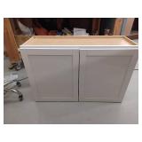 Hampton Bay Courtland White Wall Bridge Cabinet 36x24x12
