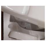 Deervalley Two-Piece Elongated Toilet, 12in Rough-in Single-Flush, 1.28 GPF- Retail: $214