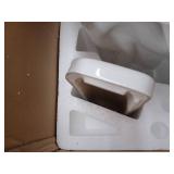 Deervalley Two-Piece Elongated Toilet, 12in Rough-in Single-Flush, 1.28 GPF- Retail: $214