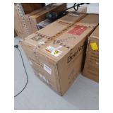 Deervalley Two-Piece Elongated Toilet, 12in Rough-in Single-Flush, 1.28 GPF- Retail: $214