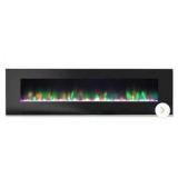 Modern 60 inch LED Wall Mount Electric Fireplace Retail: $436.00
