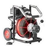 Professional 100 ft x 3/8 inch auto feed 370 Watt Drain Auger Machine- Retail: $328