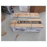 Stainless Steel 22 W x 33 L x 9 D Double Bowl Dual Mount Kitchen Sink with Faucet Set- Retail: $339