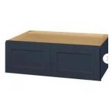 Hampton Bay Avondale Wall Bridge Cabinet 36 x 12 x 24 inch Blue