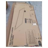 1-Pack 2 ft. x 4 ft. 500 Watt Equivalent Integrated LED White Troffer Light 3 CCT with up to 5500 Lumen Select