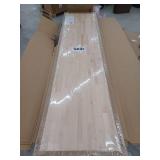 Hampton Bay 8 ft. L x 25 in. D Unfinished Birch Solid Wood Butcher Block Countertop with Square Edge