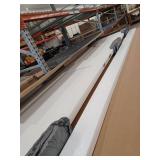 Alexandria Moulding 20 in. x 80 in. x 1-3/8 in. 2-Panel Flat Square Top Shaker Sticking Pre-Fit and Beveled Primed Wood Core Door Slab