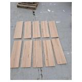 10- 36 Inch Oak Stair Treads