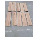 10- 42 Inch Oak Stair Treads