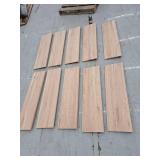 10- 42 Inch Oak Stair Treads
