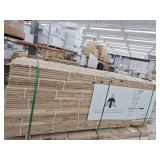 Pallet Of Unfinished Oak Hardwood Flooring 756 Sqft