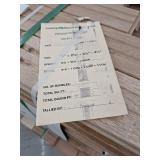 Pallet Of Unfinished Oak Hardwood Flooring 756 Sqft