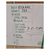 Pallet Of Unfinished Oak Hardwood Flooring 756 Sqft