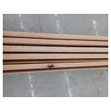 10 Pieces Oak Casing, 7ft L x 2 1/4 H, 70 Linear Feet